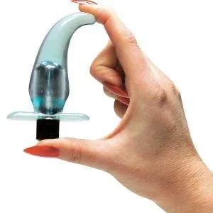 You2Toys Analvibrator: Konisch, einfühlsam, stufelos steuerbar Hellblau/Transparent You2Toys Analvibrator: Konisch, einfühlsam, stufelos steuerbar Hellblau/Transparent – Bild 3