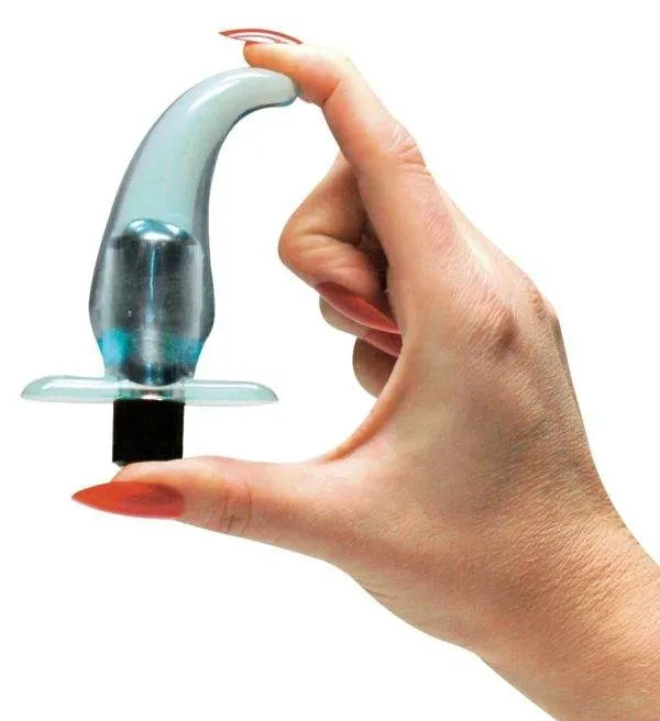 You2Toys Analvibrator: Konisch, einfühlsam, stufelos steuerbar Hellblau/Transparent You2Toys Analvibrator: Konisch, einfühlsam, stufelos steuerbar Hellblau/Transparent