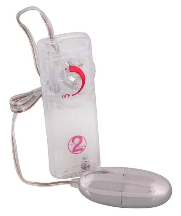 You2Toys Vibro-Ei Silberstern Transparent/Silber (1 Stück) You2Toys Vibro-Ei Silberstern Transparent/Silber (1 Stück)