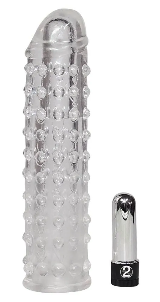 You2Toys Penis Sleeve - Transparente, genoppte Hülle mit 7 cm Verlängerung You2Toys Penis Sleeve - Transparente, genoppte Hülle mit 7 cm Verlängerung
