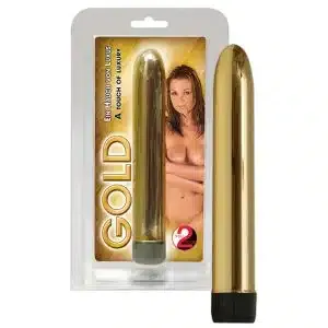 Gold Vibrator - You2Toys: Glanzvoller Lustspender, stufenlos regelbare Vibration, luxuriöses Design (1 Stück) Gold Vibrator - You2Toys: Glanzvoller Lustspender, stufenlos regelbare Vibration, luxuriöses Design (1 Stück) – Bild 3