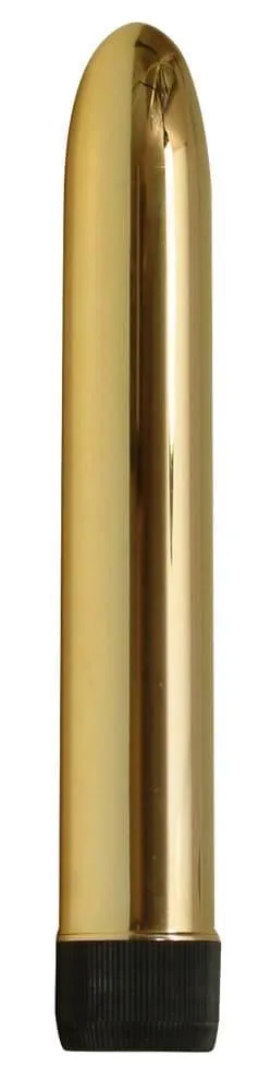Gold Vibrator - You2Toys: Glanzvoller Lustspender, stufenlos regelbare Vibration, luxuriöses Design (1 Stück)