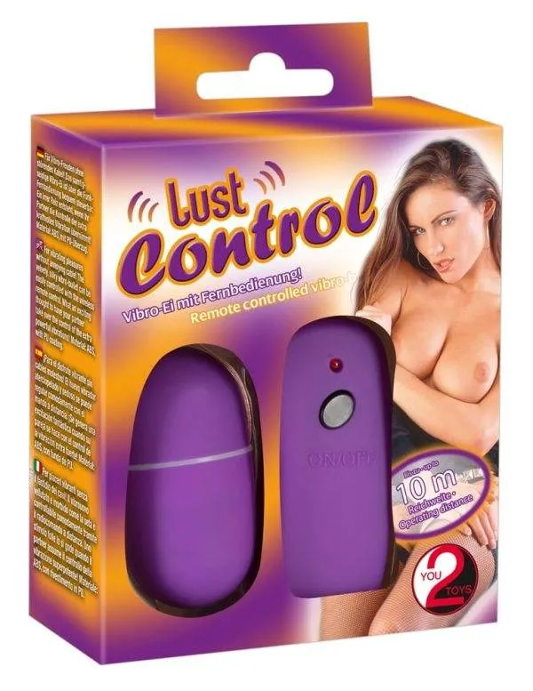 05667990000_verp You2Toys Lust Control Purple - Vibro-Ei mit Fernbedienung, 10 m Reichweite (1 Stück)