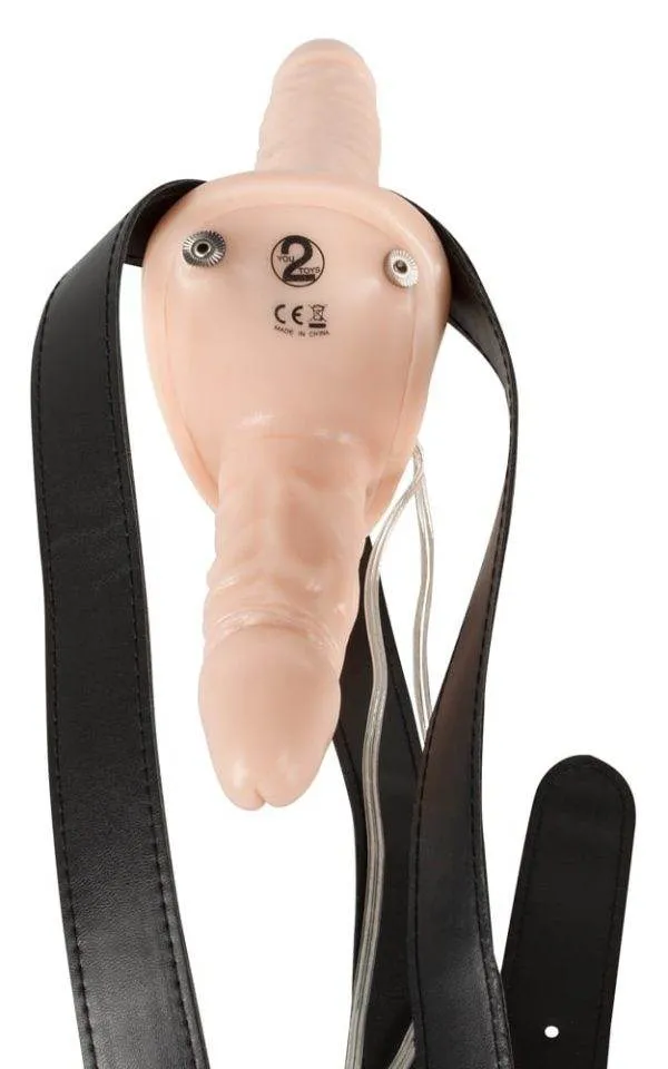 You2Toys Strap-on Duo - Umschnallgurt mit Doppelvibrator You2Toys Strap-on Duo - Umschnallgurt mit Doppelvibrator