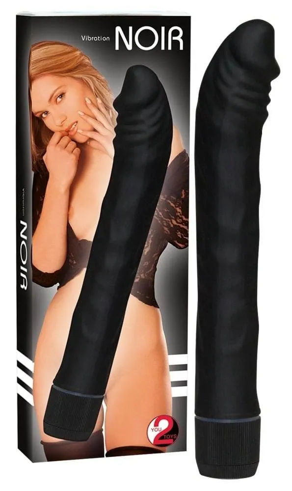 You2Toys Vibrator Noir - Fester, gebogener Penisvibrator You2Toys Vibrator Noir - Fester, gebogener Penisvibrator