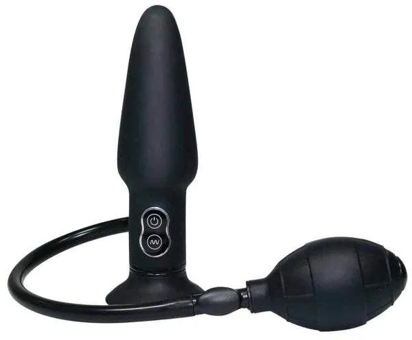 You2Toys True Black Anal Plug - Vibrationsstark & aufpumpbar You2Toys True Black Anal Plug - Vibrationsstark & aufpumpbar