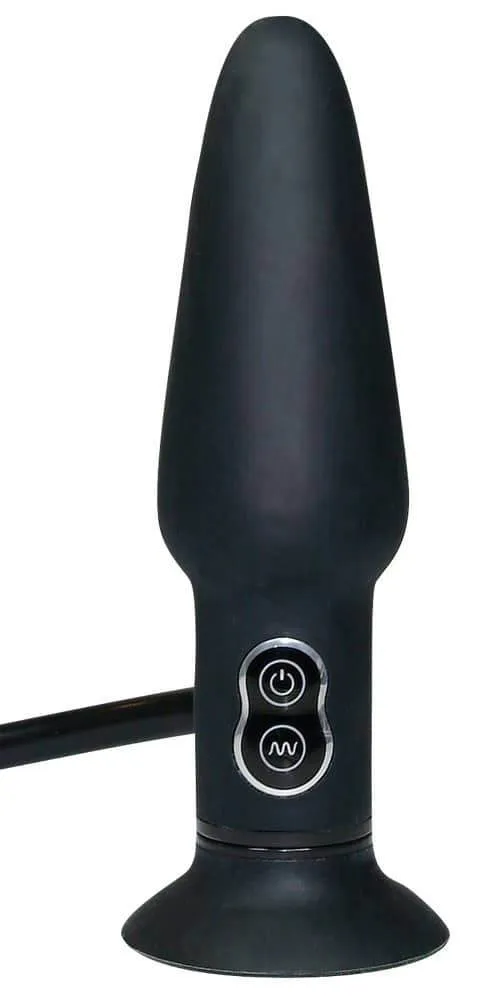 You2Toys True Black Anal Plug - Vibrationsstark & aufpumpbar You2Toys True Black Anal Plug - Vibrationsstark & aufpumpbar