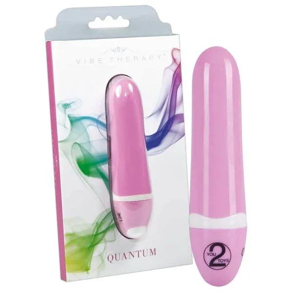 Vibe Therapy Quantum pink - Mini-Vibrator für die Handtasche pink mit weiß Vibe Therapy Quantum pink - Mini-Vibrator für die Handtasche pink mit weiß