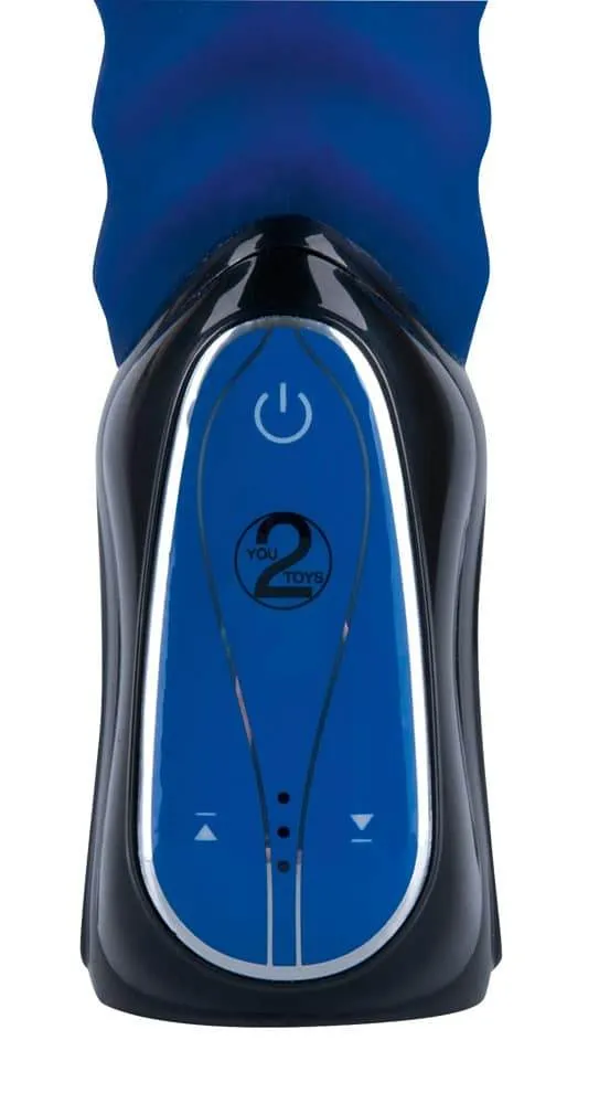You2Toys Vibrator Hammer Blue - Stoßfunktion, Reizstruktur, hochwertiges Silikon Dunkelblau You2Toys Vibrator Hammer Blue - Stoßfunktion, Reizstruktur, hochwertiges Silikon Dunkelblau