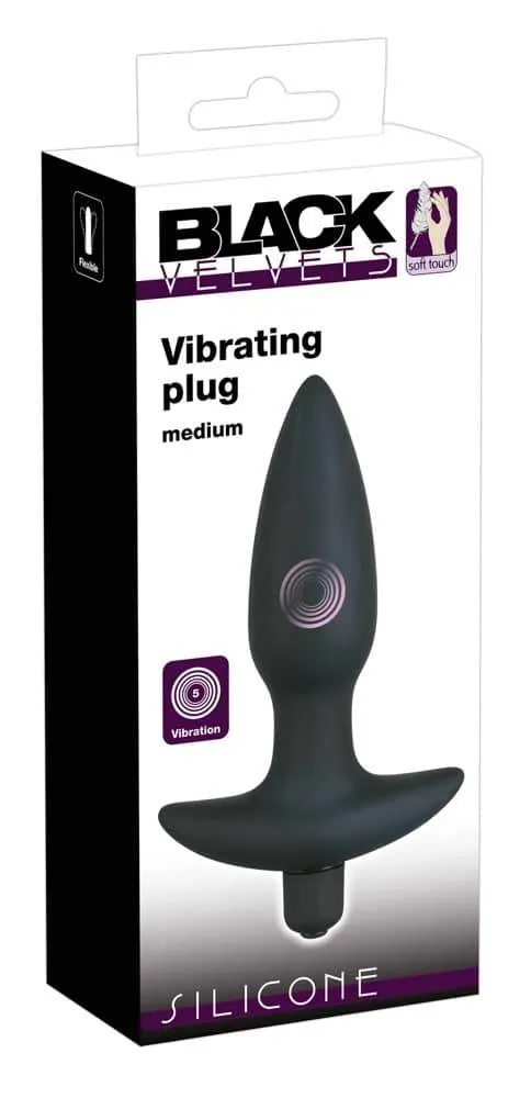05781770000_verp Black Velvets Vibr. Plug Mediu