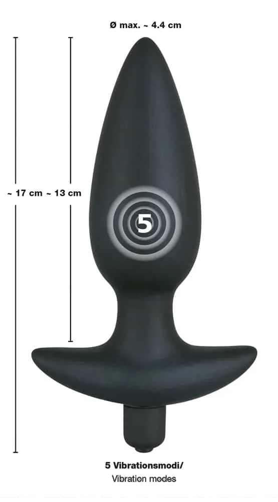 Black Velvets Vibr.Plug large Black Velvets Vibr.Plug large