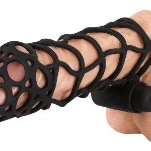 Black Velvets Penishülle mit Vibration - Stärke und Struktur Schwarz Black Velvets Penishülle mit Vibration - Stärke und Struktur Schwarz – Bild 4