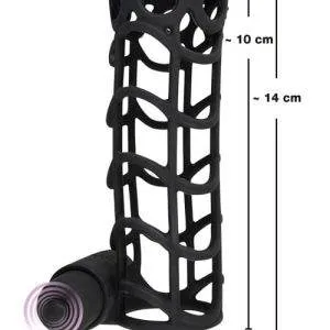 Black Velvets Penishülle mit Vibration - Stärke und Struktur Schwarz Black Velvets Penishülle mit Vibration - Stärke und Struktur Schwarz – Bild 5