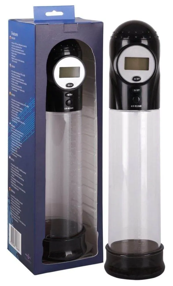 Seven Creations - Auto Pump: Vollautomatische Penispumpe Schwarz/Transparent Seven Creations - Auto Pump: Vollautomatische Penispumpe Schwarz/Transparent