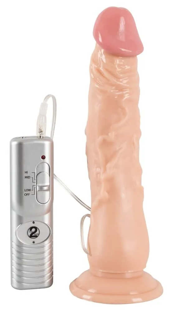 European Lover Naturvibrator - Realistisch, biegsam, 3 Vibrationsmodi (1 Stück)