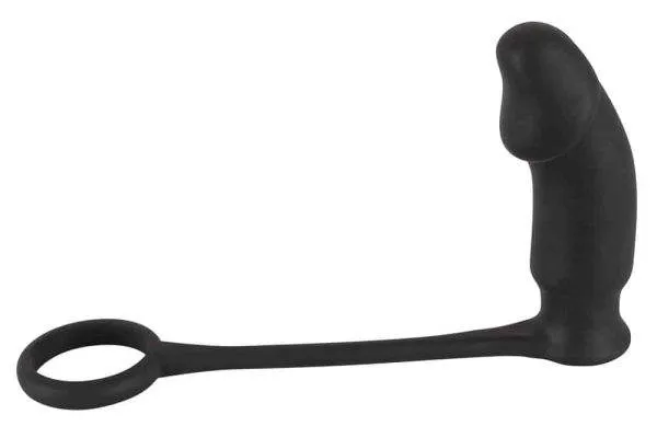 Black Velvets Vibro-Analplug mit Penis-/Hodenring Black Velvets Vibro-Analplug mit Penis-/Hodenring