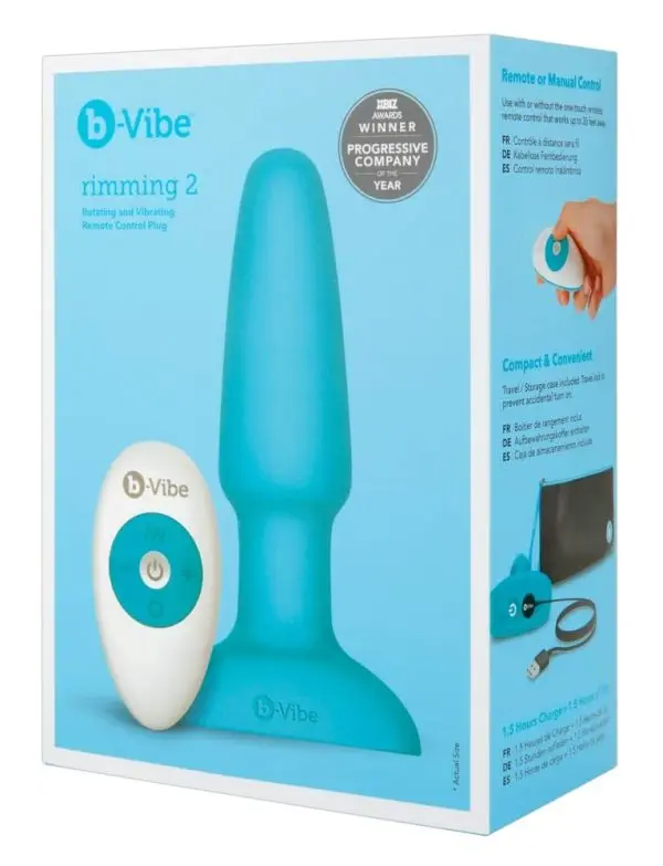 05857930000_verp b-Vibe rimming Plug 2 Blue