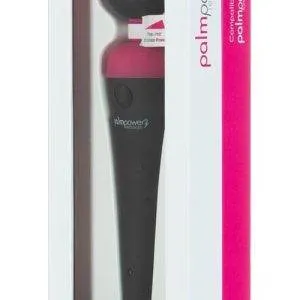 Palmpower Massagestab - Flexibler Kopf, sanfte bis intensive Vibrationen, wasserdicht, wiederaufladbar Schwarz/Pink