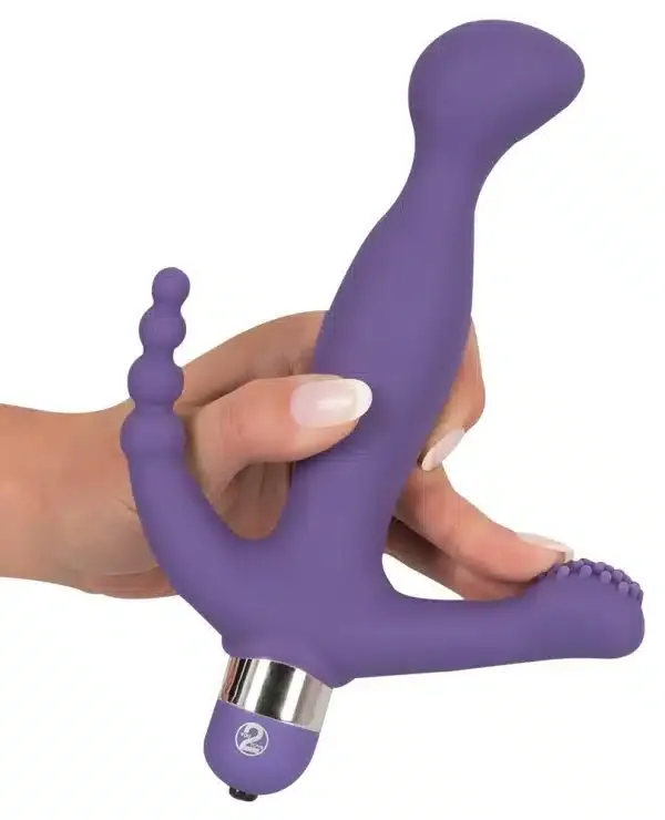 You2Toys 3 Pointer - Genoppter Klitorreizer & Anusreizer mit 4 Kugeln You2Toys 3 Pointer - Genoppter Klitorreizer & Anusreizer mit 4 Kugeln