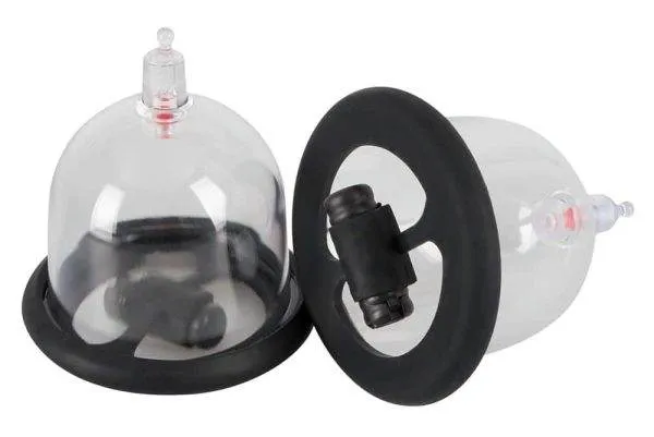 Bad Kitty Nippelsauger mit Vibration Transparent/Schwarz Bad Kitty Nippelsauger mit Vibration Transparent/Schwarz