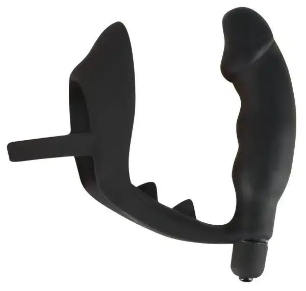 Black Velvets Vibro-Ring mit Analplug Black Velvets Vibro-Ring mit Analplug