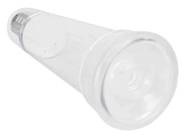 Mister Boner Automatische Penispumpe Transparent/Weiß/Silber Mister Boner Automatische Penispumpe Transparent/Weiß/Silber