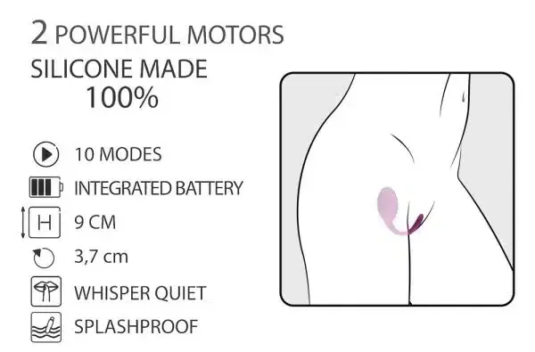 Adrien Lastic Smart Dream - Vibro-Ei und Paarvibrator in einem Adrien Lastic Smart Dream - Vibro-Ei und Paarvibrator in einem