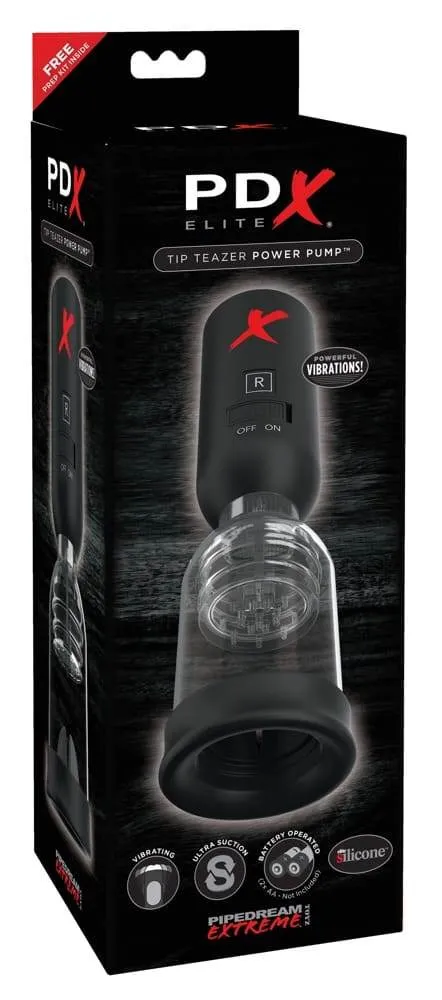 05913000000_verp PDX Elite Eichel-Trainer mit Vibrationsnoppen schwarz-transparent