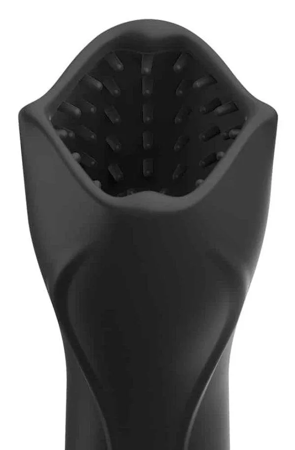 PDX Elite Eichelvibrator - Genopptes Innenleben, 7 Vibrationsmodi, 3 Rotationsgeschwindigkeiten Dose schwarz PDX Elite Eichelvibrator - Genopptes Innenleben, 7 Vibrationsmodi, 3 Rotationsgeschwindigkeiten Dose schwarz