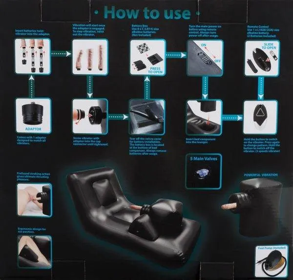Excellent Power - Magic Thrusting Bed Hautfarben hell/Schwarz Excellent Power - Magic Thrusting Bed Hautfarben hell/Schwarz
