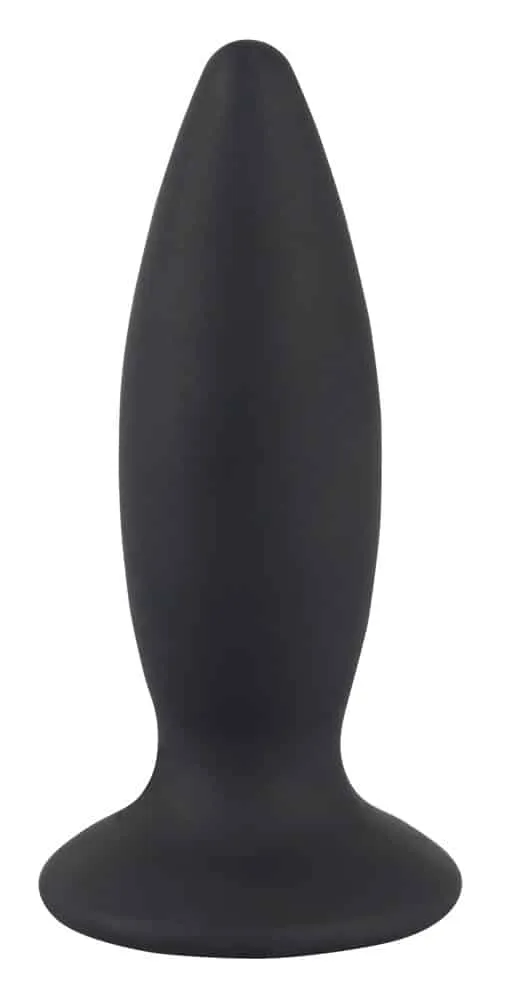 Black Velvets Analplug - Konische Form, 7 Vibrationsmodi, Standfuß, Silikon, wiederaufladbar Black Velvets Analplug - Konische Form, 7 Vibrationsmodi, Standfuß, Silikon, wiederaufladbar