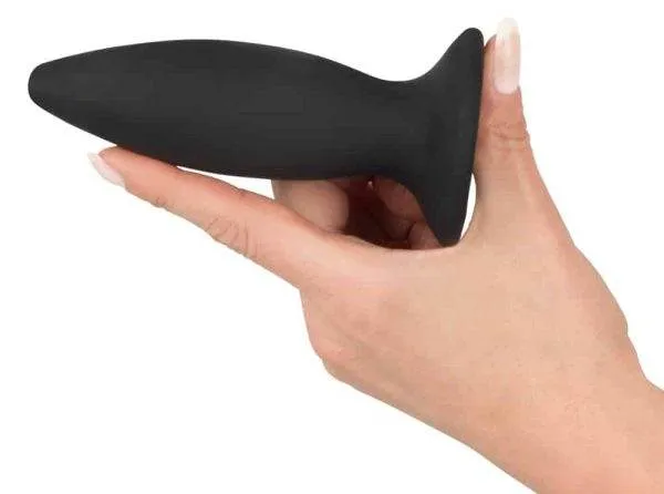 Black Velvets Analplug - Konische Form, 7 Vibrationsmodi, Standfuß, Silikon, wiederaufladbar Black Velvets Analplug - Konische Form, 7 Vibrationsmodi, Standfuß, Silikon, wiederaufladbar