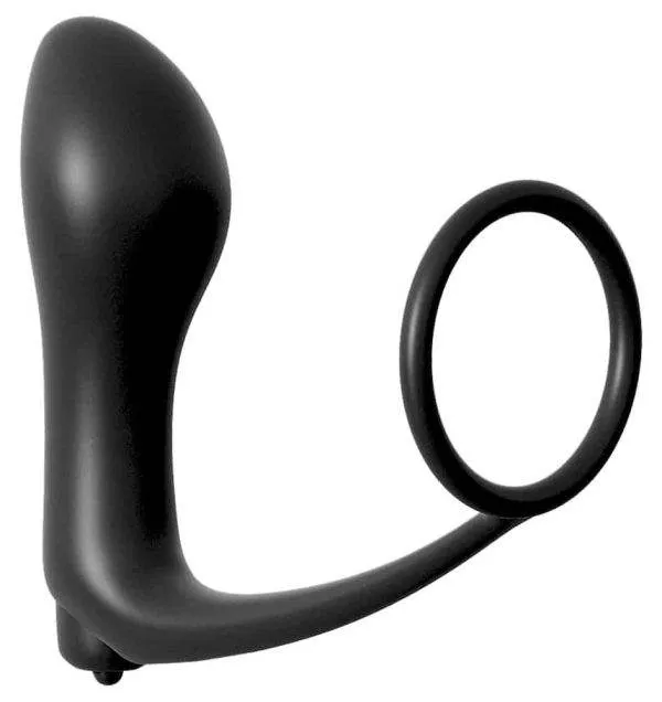 Analfantasy Collection: Vibrierender Cockring mit Analplug Analfantasy Collection: Vibrierender Cockring mit Analplug