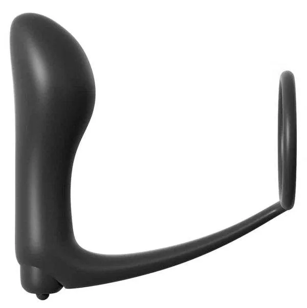 Analfantasy Collection: Vibrierender Cockring mit Analplug Analfantasy Collection: Vibrierender Cockring mit Analplug
