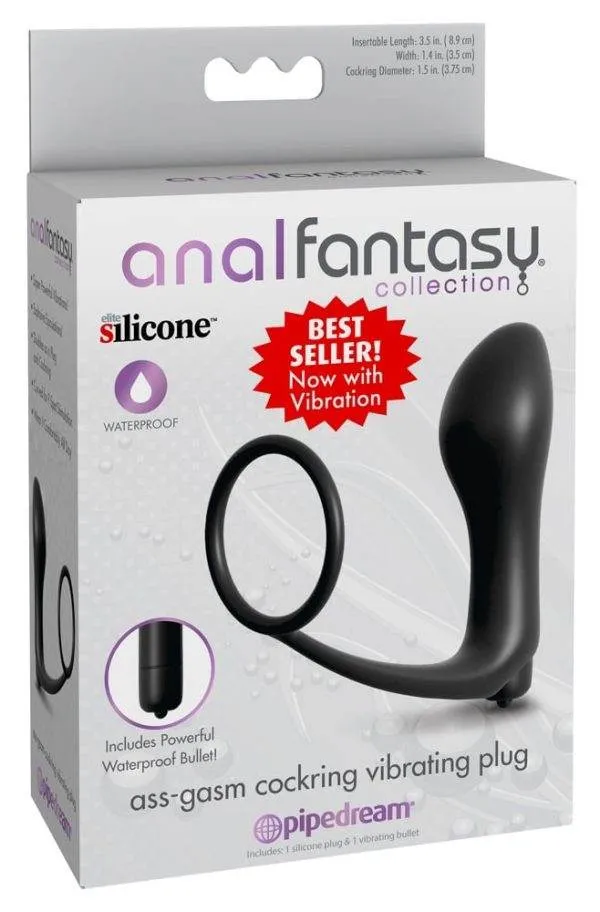 05931760000_verp Analfantasy Collection: Vibrierender Cockring mit Analplug