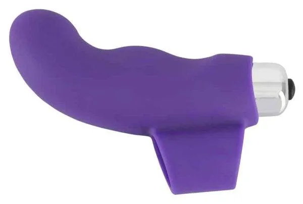 Sweet Smile G-Punkt Fingervibrator Schwarz, Silber