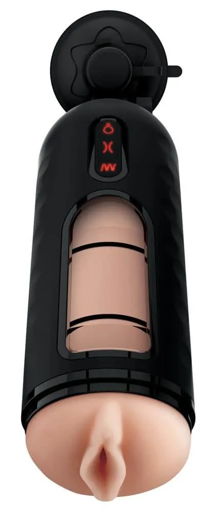 PDX Elite Mega Milker - Masturbator mit Melk-Funktion Hautfarben hell/Schwarz