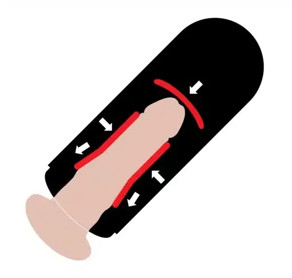 PDX Elite Mega Milker - Masturbator mit Melk-Funktion Hautfarben hell/Schwarz PDX Elite Mega Milker - Masturbator mit Melk-Funktion Hautfarben hell/Schwarz