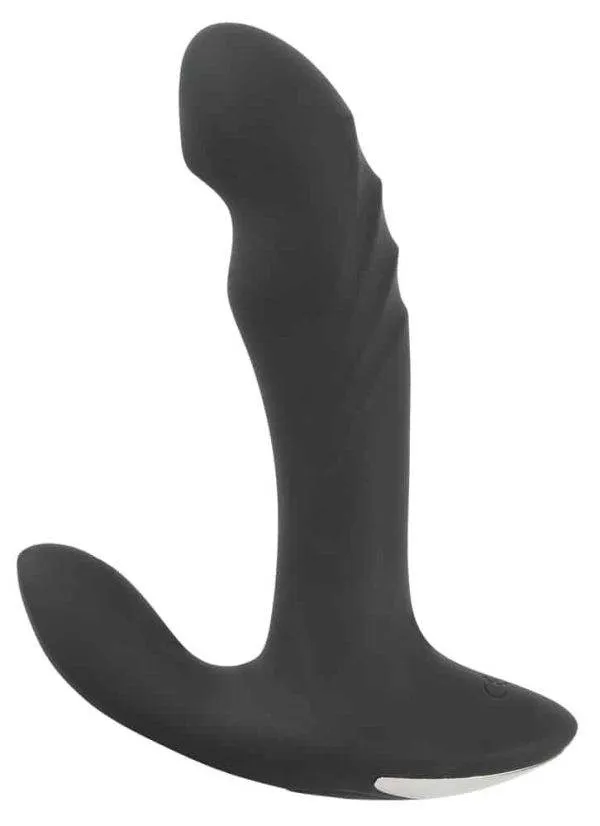 Rebel Prostatastimulator mit 3 Funktionen Schwarz, Silber Rebel Prostatastimulator mit 3 Funktionen Schwarz, Silber