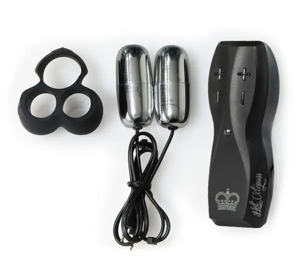 Hot Octopuss JETT - Vibro-Penisring mit Treble & Bass Technologie Schwarz/Silber Hot Octopuss JETT - Vibro-Penisring mit Treble & Bass Technologie Schwarz/Silber