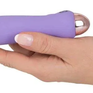 Cuties Mini Vibrator - 7 Vibrationsmodi, wasserdicht, wiederaufladbar Lila/Rosegold Cuties Mini Vibrator - 7 Vibrationsmodi, wasserdicht, wiederaufladbar Lila/Rosegold – Bild 3