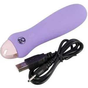 Cuties Mini Vibrator - 7 Vibrationsmodi, wasserdicht, wiederaufladbar Lila/Rosegold Cuties Mini Vibrator - 7 Vibrationsmodi, wasserdicht, wiederaufladbar Lila/Rosegold – Bild 4