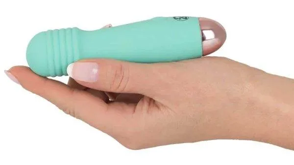 Cuties Mini Vibrator - 7 Vibrationsmodi, weiche Oberfläche, wasserdicht, wiederaufladbar Grün/Rosegold