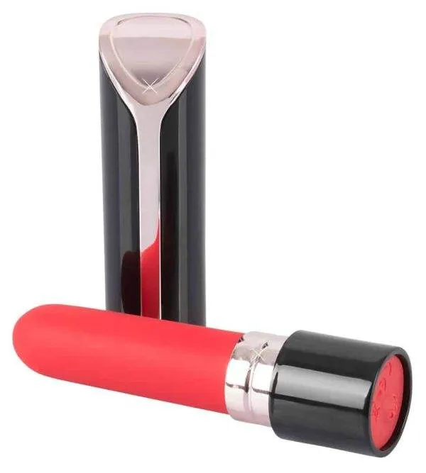 You2Toys Lippenstift-Vibrator: Mini, handlich, 10 Vibrationsmodi, wiederaufladbar Schwarz/Rot/Rosa You2Toys Lippenstift-Vibrator: Mini, handlich, 10 Vibrationsmodi, wiederaufladbar Schwarz/Rot/Rosa