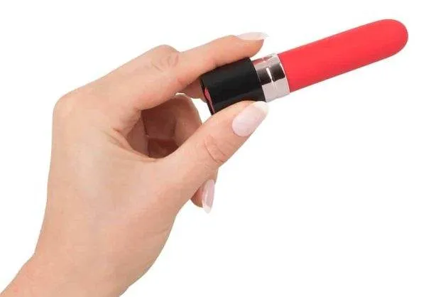You2Toys Lippenstift-Vibrator: Mini, handlich, 10 Vibrationsmodi, wiederaufladbar Schwarz/Rot/Rosa You2Toys Lippenstift-Vibrator: Mini, handlich, 10 Vibrationsmodi, wiederaufladbar Schwarz/Rot/Rosa