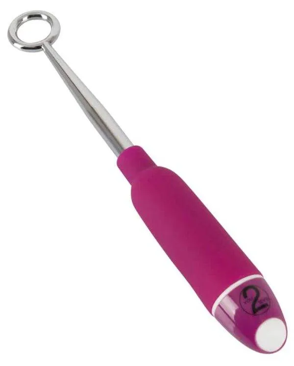 You2Toys Klitorisvibrator - Punktgenaue Stimulation, 7 Vibrationsmodi Beere/Silber
