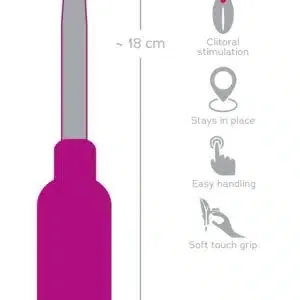 You2Toys Klitorisvibrator - Punktgenaue Stimulation, 7 Vibrationsmodi Beere/Silber You2Toys Klitorisvibrator - Punktgenaue Stimulation, 7 Vibrationsmodi Beere/Silber – Bild 5