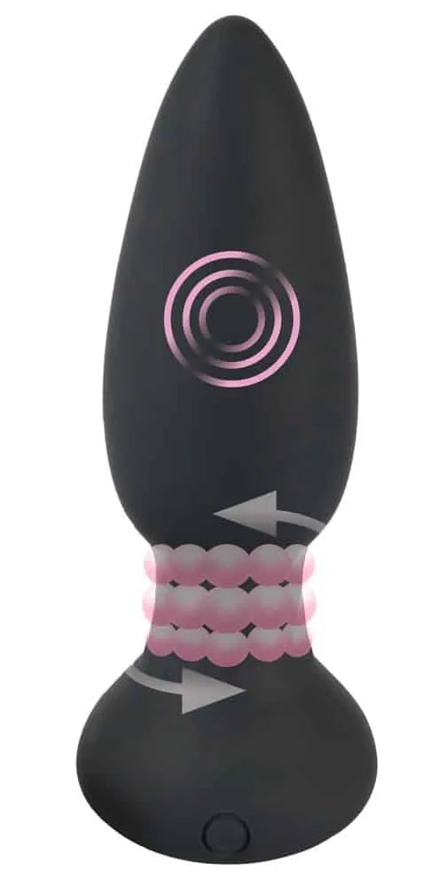 Black Velvets Analplug mit 7 Rotationsmodi Black Velvets Analplug mit 7 Rotationsmodi