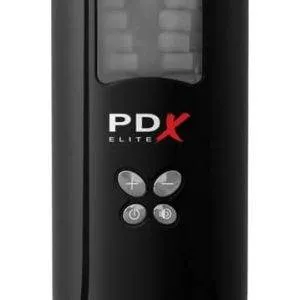 PDX Elite Masturbator mit Soundfunktion Schwarz/Transparent PDX Elite Masturbator mit Soundfunktion Schwarz/Transparent – Bild 4