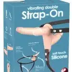 You2Toys Vibrating Double Strap-On - Doppelte Dildo-Power, 10 Vibrationsmodi